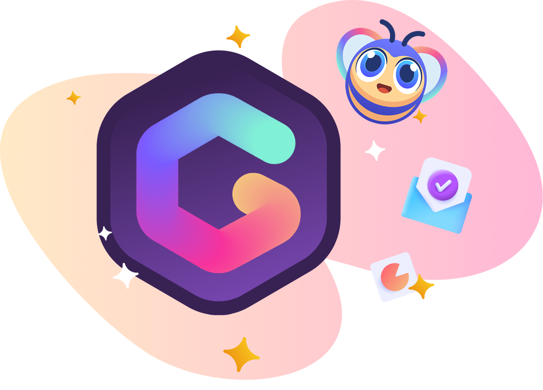 GlassHive logo and icons graphic
