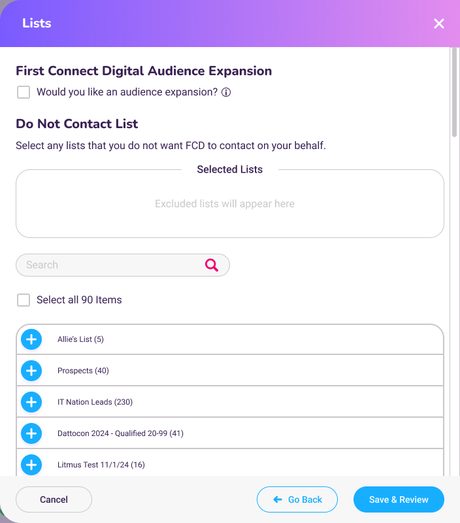Do-not-contact lists